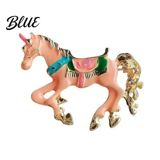 Horse Theme Accessory 1/3Pcs Brooch Pin Vintage Enamel Design Simple