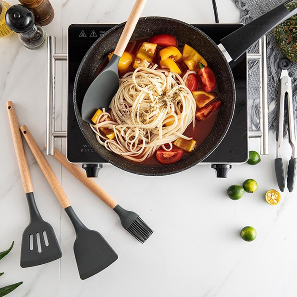 Silikonowe przybory kuchenne do gotowania Nieprzywierające żaroodporne naczynia kuchenne