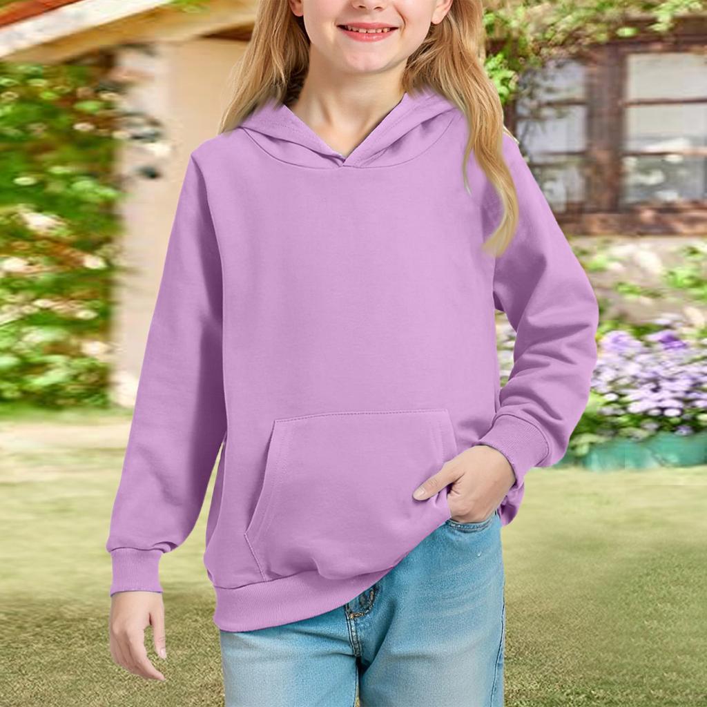 Solid hettegenser for store barn - Unisex genser