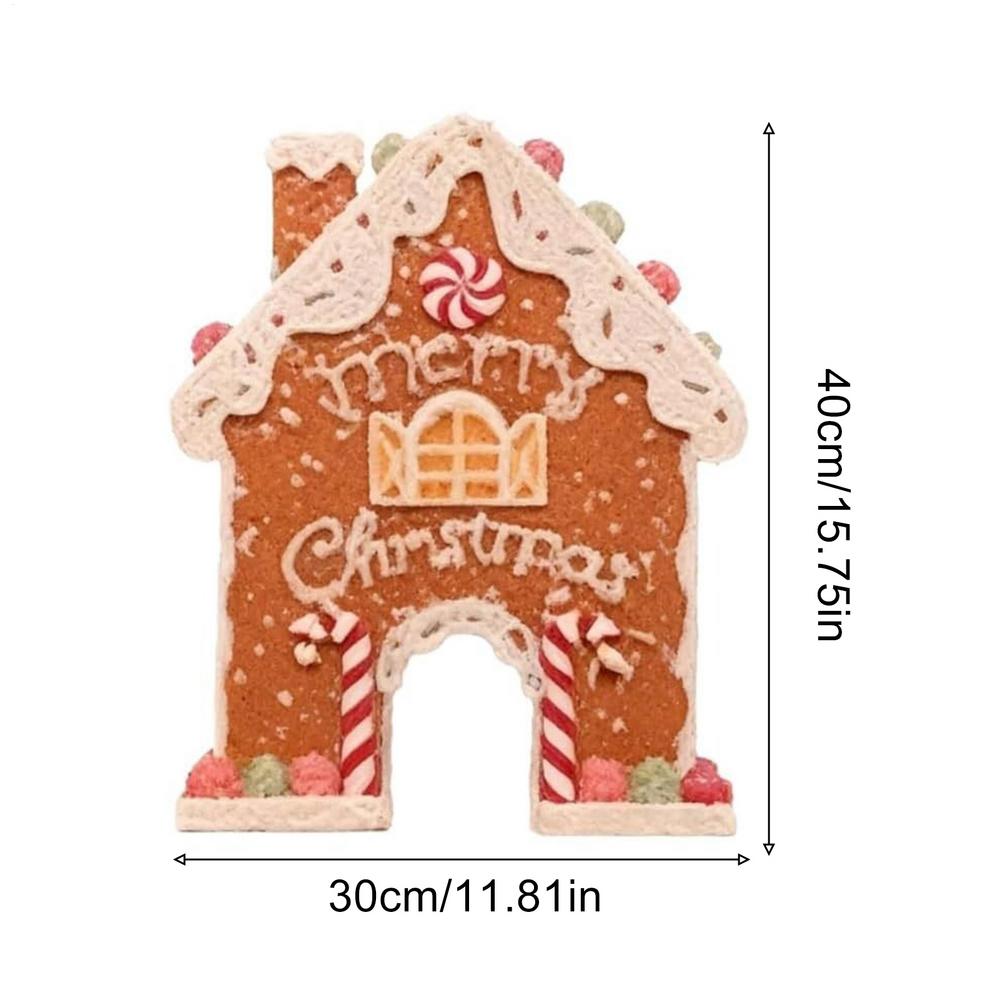 

Golf Game Gingerbread House Goal Gingerbread Golf Game Set for Holiday Party Gatherings Home Decorations Christmas Supplies кавовий