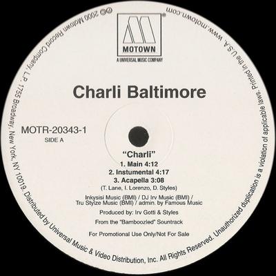 12inch Record CHARLI BALTIMORE - Charli MOTR203431 Motown 2000 US Rap & Hip-Hop/R&B Used