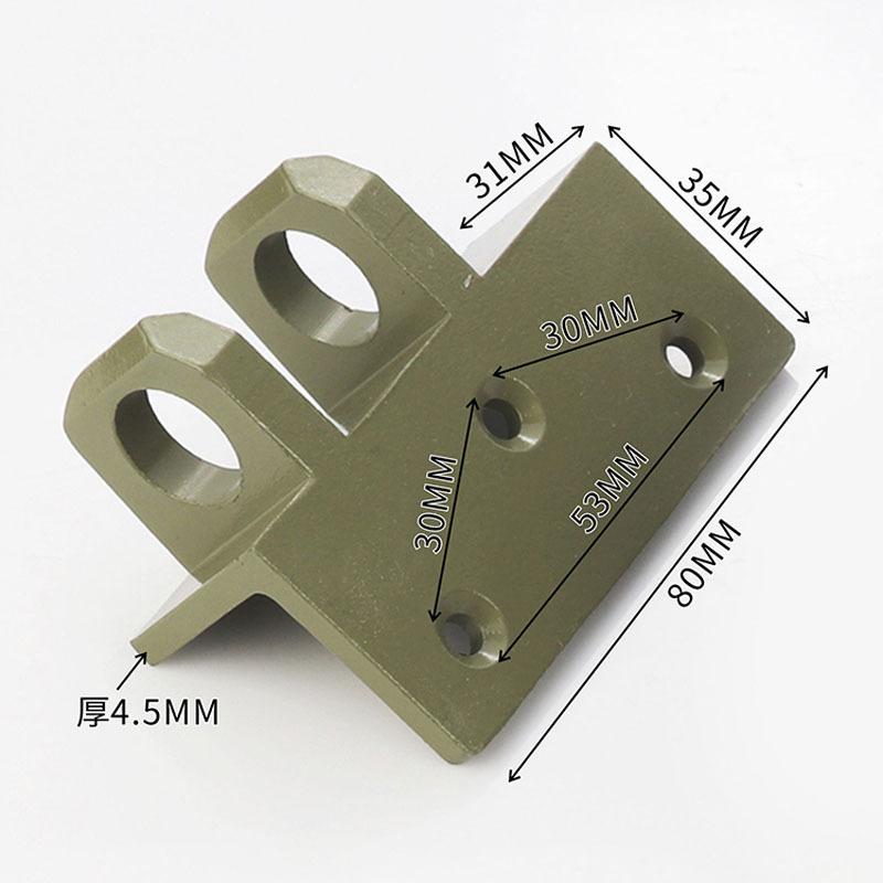 Household Sliding Door With Tiger teeth Old-Fashioned Exterior Door Lock Iron Gate Wooden Door Anti-Theft Door Lock