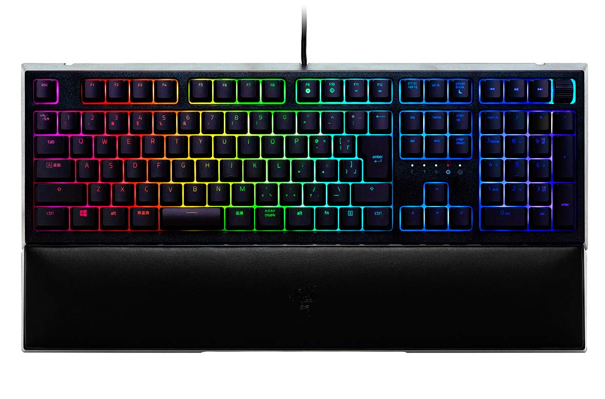 

Razer Ornata V2 JP Gaming Keyboard Japanese Layout Mecha Membrane Switch Wrist Rest Chroma RGB Авторизований дистриб’ютор Гарантований [японський продукт]