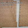 DY.2ten A4 Binder Dividers 11-Holes, Sturdy Kraft Paper Dividers with 5 Tabs for School Office Home, 2 Sets, 10 Paper Index Dividers.