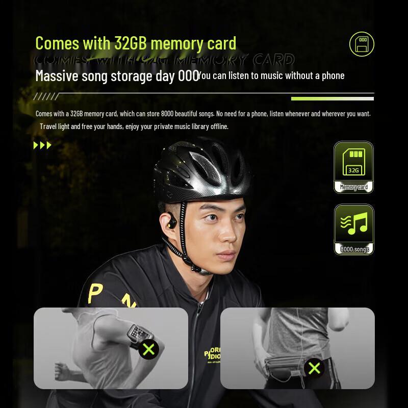 Lansdon BE10 Wireless Bone Conduction Sport Headphones