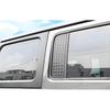 Rear Door Window Glass Decoration Cover Trim for Jeep Wrangler JK JL Gladiator JT 2007-2025 4-Doors Car Exterior Accessory Black Interior Mirrors 6