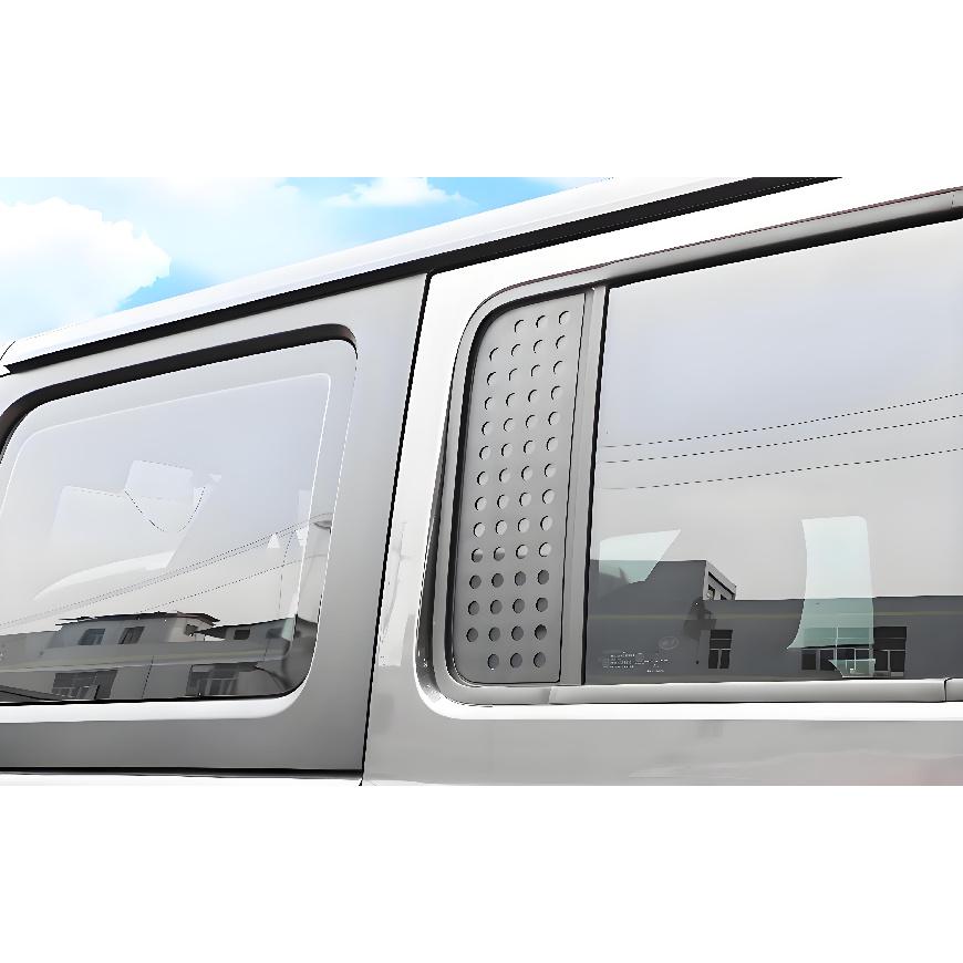 Rear Door Window Glass Decoration Cover Trim for Jeep Wrangler JK JL Gladiator JT 2007-2025 4-Doors Car Exterior Accessory Black Interior Mirrors 6