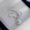 Minimalist  9-10Mm Pearl Hook Earrings S925 Silver Two Tone Finished Jewelry and Earring Settings for Replacement or DIY