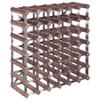 VidaXL Casier à bouteilles pour 42 bouteilles Marron Bois pin solide 340893