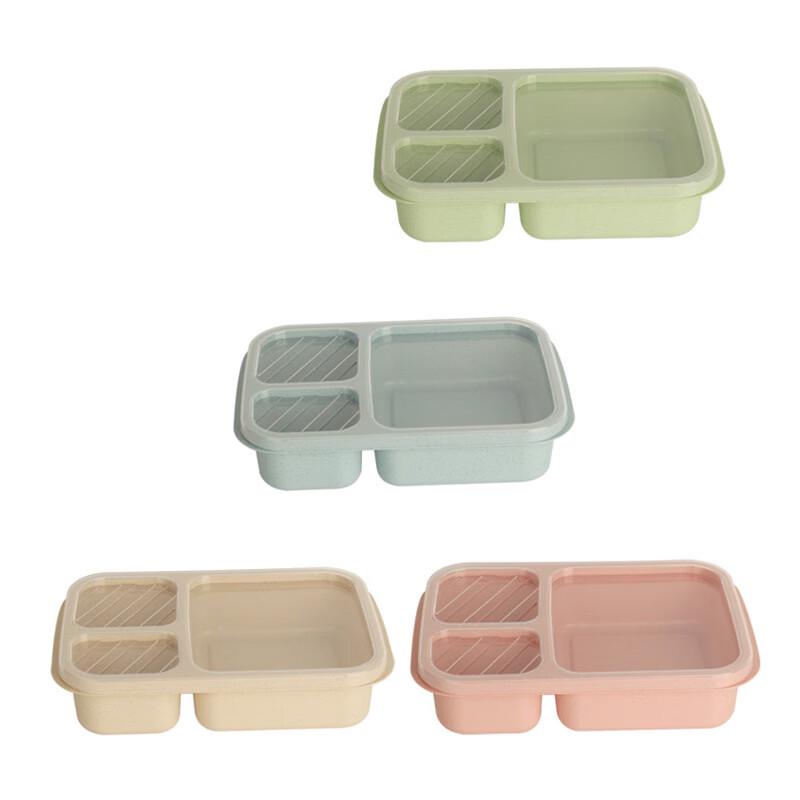 Wheat Straw Divided Lunch Box