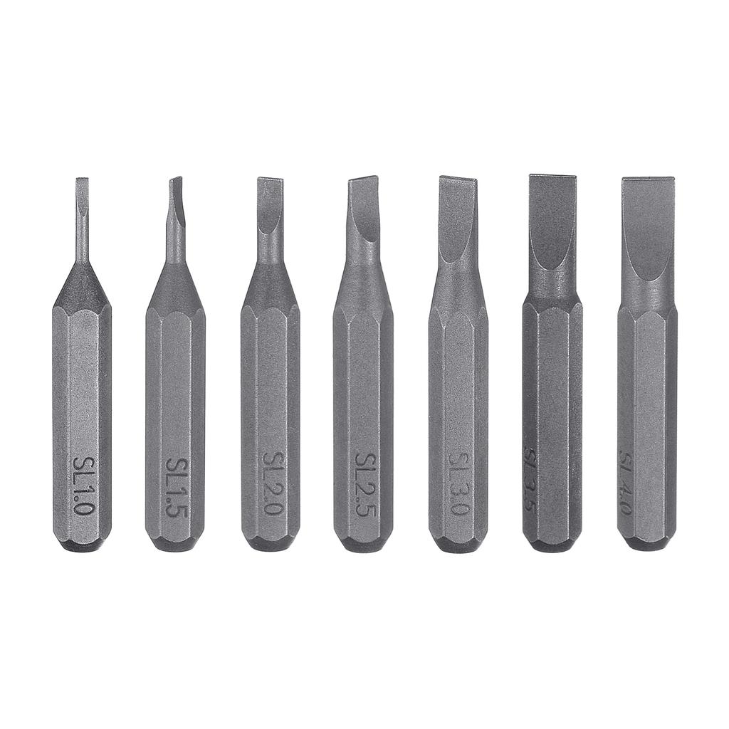 1set Phillips Slotted Hex Torx Square Triangle Screwdriver Bit Set 5/32" Hex Shank Magnetic Cross Head Hex Screw Driver Bits