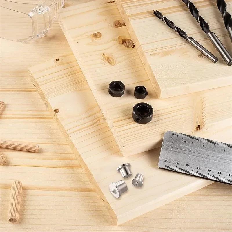 Panel Furniture Positioning Carpentry Log Dowel Tips Round Log Pin DIY Locator Wooden Pin Center Punching Accessories