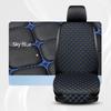 Four-Season Universal PU Leather Car Seat Covers, Full Surround Auto Seat Cushion, Breathable Chair Protector with Storage Pocke