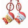 Cute Bubu Dudu Keychains Christmas Tree Decorations Yier Panda Bear Pendants Home Decor Backpack Bag Ornaments Car Accessories