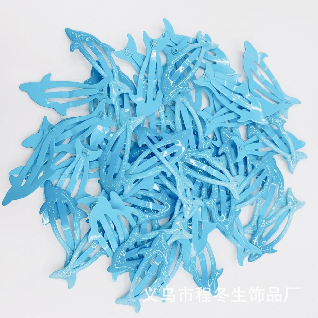 1 Pair Side Hair Clips Hairgrip Headdress for Daily Wearing Dolphin Headwear for Girl Barrettes Hairpin Hair Accessory