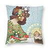 December Calendar By Gaspar Camps 9 Pillowcase Printed Polyester Cushion Cover Decorative Mucha Pillow Case Cover Chair ''