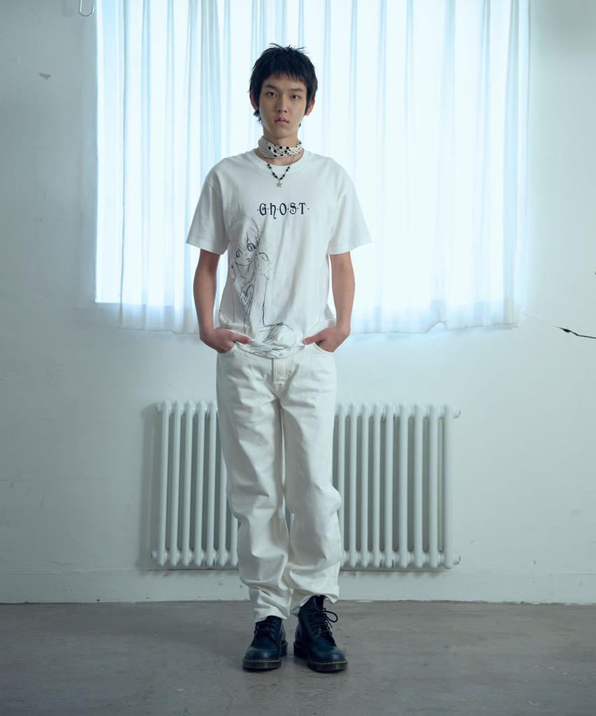 NICEGHOSTCLUB Star Girl Tee_White(Ng2Gmut510A)