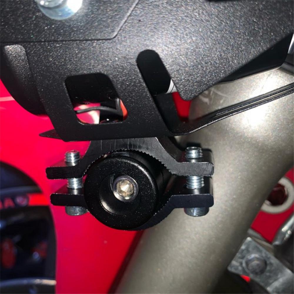 1 Pair M8 M6 Motorcycle Mount Bike Sport Tail Light Spotlight Bracket LED Headlight Fog Light Mounting Bracket Post Support Base