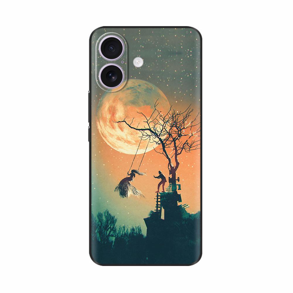 For Apple iPhone 17 Case iPhone17 Pro Max Painted Cover Soft TPU Shockproof Phone Shell For iPhone 17 Air iPhone17 Pro Max Bags