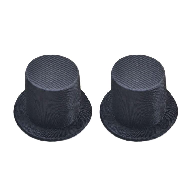 Set of 2 Versatile Miniature Hat For Doll Cosplay Waterproof Surfaces Millinery Top Hat Design