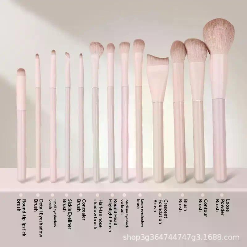 13Pcs Makeup Brush Set Make Up Concealer Blush Powder Brushes Eye Shadow Highlighter Foundation Brush Cosmetic Beauty Tools