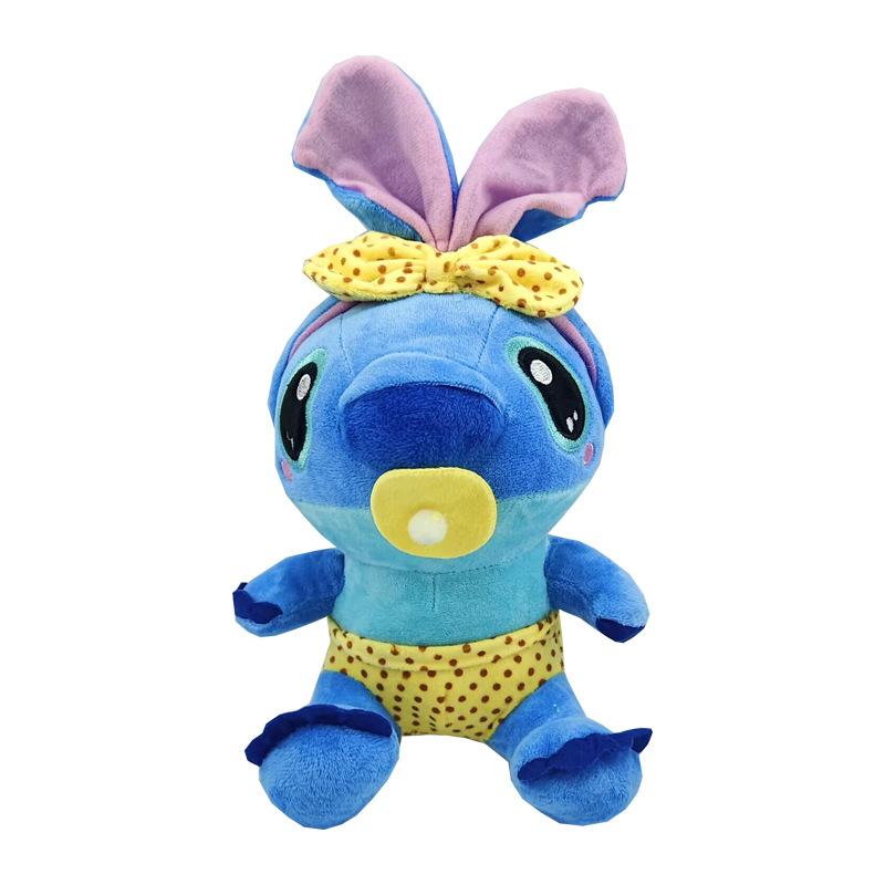 25cm Disney Plysjleke Stitch Originale Animefigurer Disney Lilo & Stitch Søte Kosedyr Filmperiferi Myke Ornamenter Gave