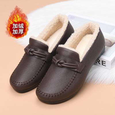 Winter Cotton Shoes Doudou Shoes Middle-aged Mother Shoes Old Beijing Non-slip Wear-resistant Fashion Casual Women's Fashion Versatile