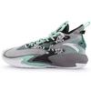 Anta Kong Chao 3 Shock Absorption Non-Slip Wear-Resistant High-Top Basketball Shoes Men Sneakers Black Gray 112131601-5