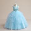 Girls Princess Party Dress Kids Formal Gown Pageant Wedding Performance