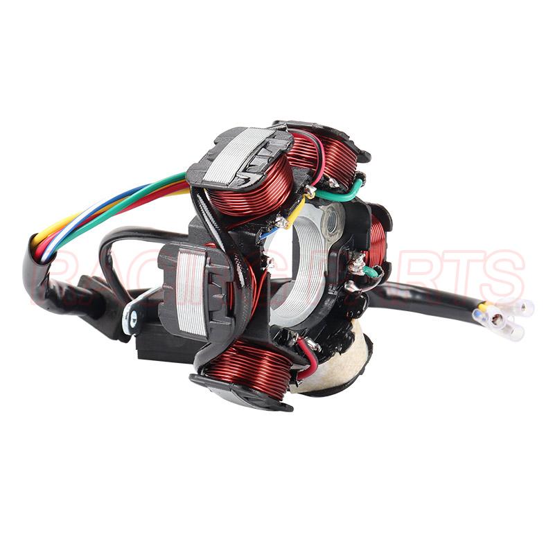 6 Poles 5 Wires Half-wave Ignition Magneto Stator For Gy6 50cc 70cc 90cc 110cc 125cc ATV Quad Pocket Bike