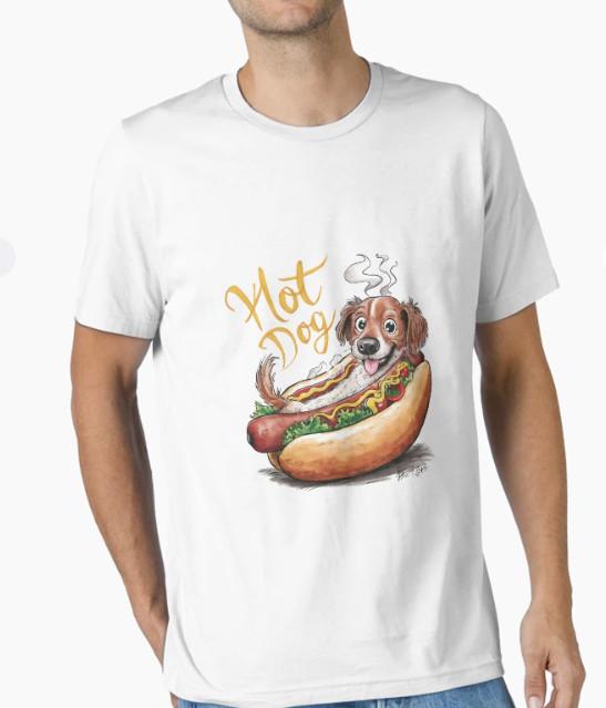 Hot Dog T-Shirt XL