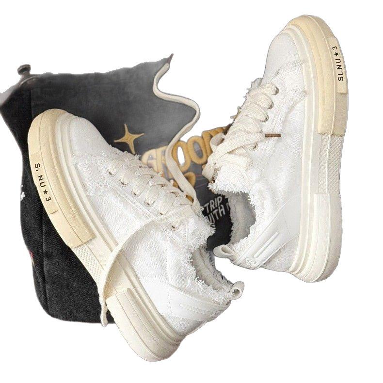 New niche design canvas shoes men's shoes low-top Forrest Gump shoes trendy fashion board shoes casual trendy shoes men's dad shoes