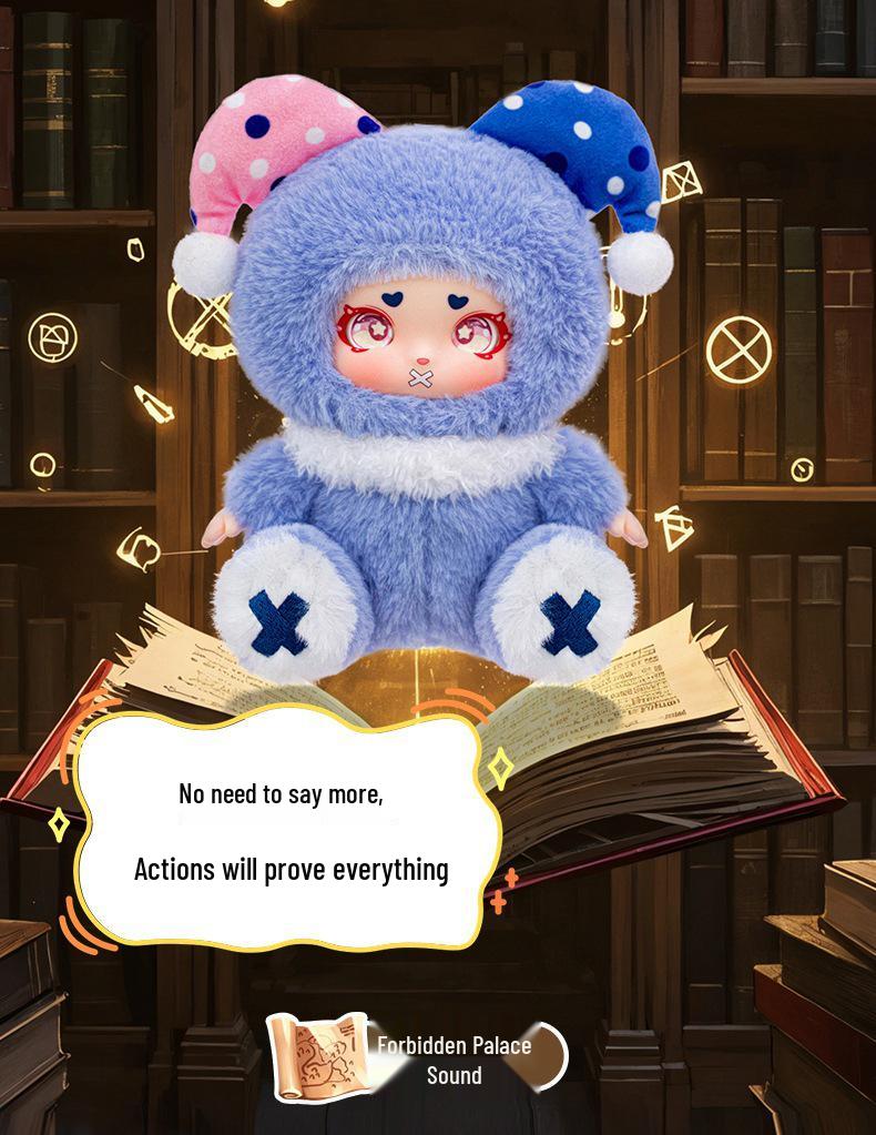 Werewolf Kill Series Silicone Plush Keychain: Cute Toy Figure Ornament for Birthdays