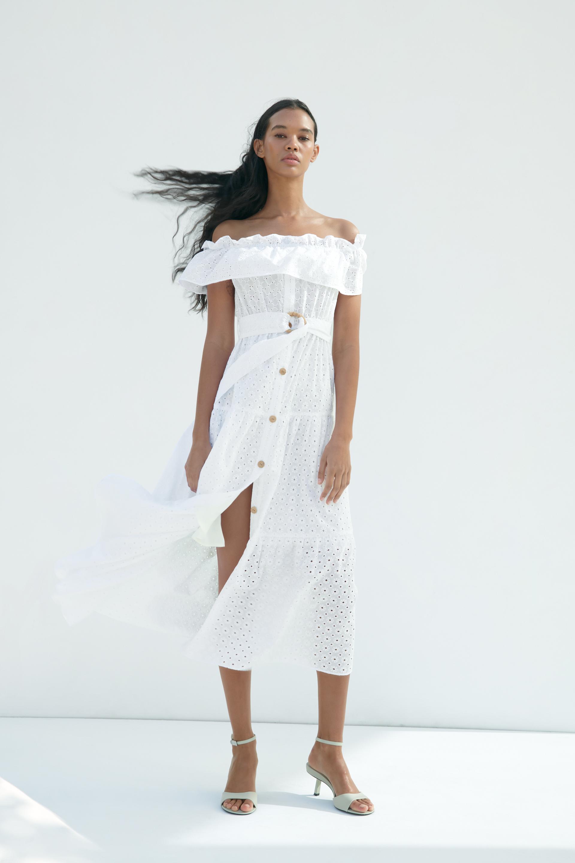 

CUTWORK EMBROIDERY MIDI DRESS