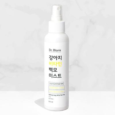 Dr. Blank Dog Vitamin White Hair Mist Unscented, 150ml, 1 Unit, Korean Pet Shampoo