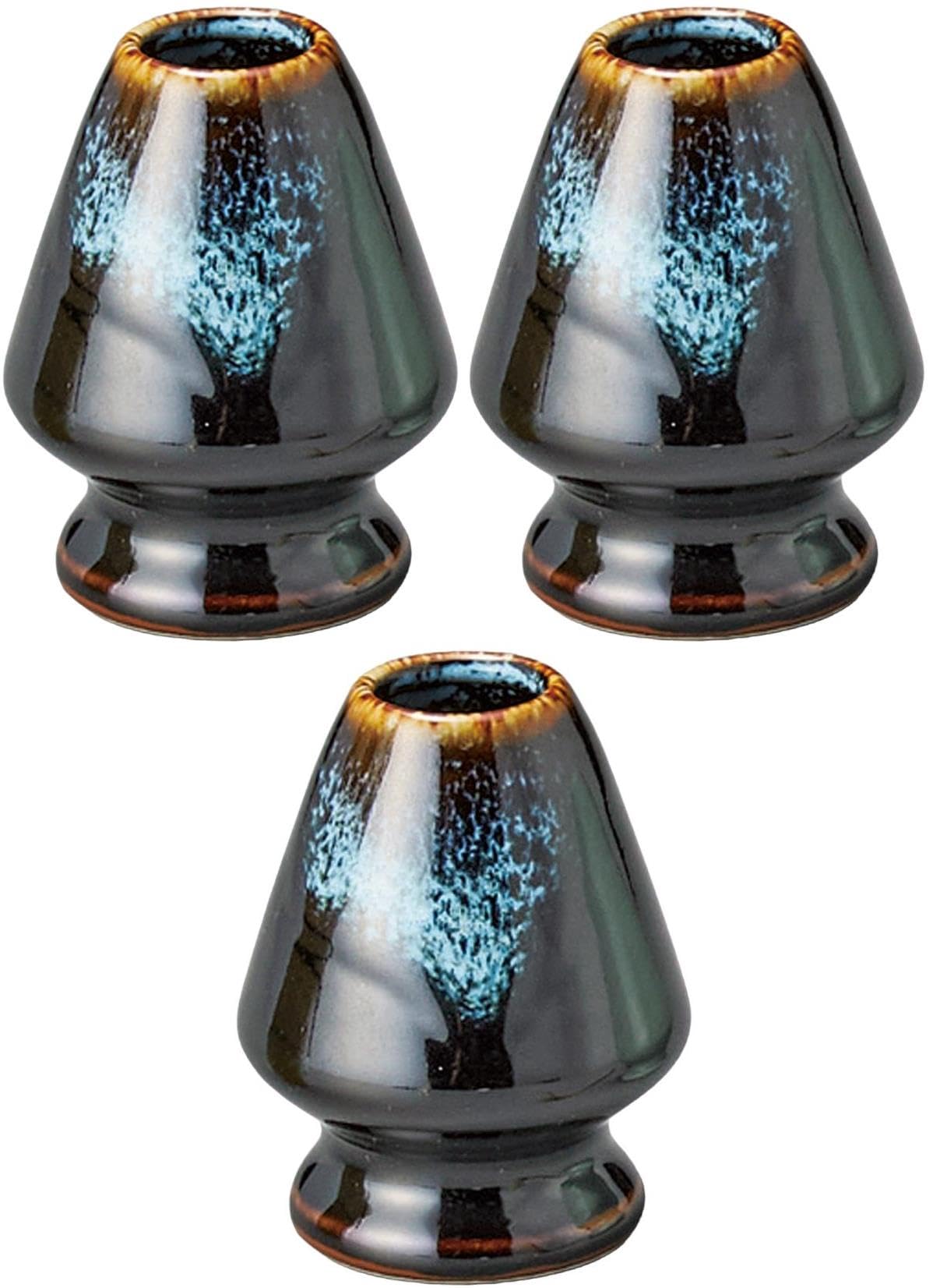 

Набор из 3 золотисто-коричневых синих часенов [3 x 6,3 x 8 см] Часен