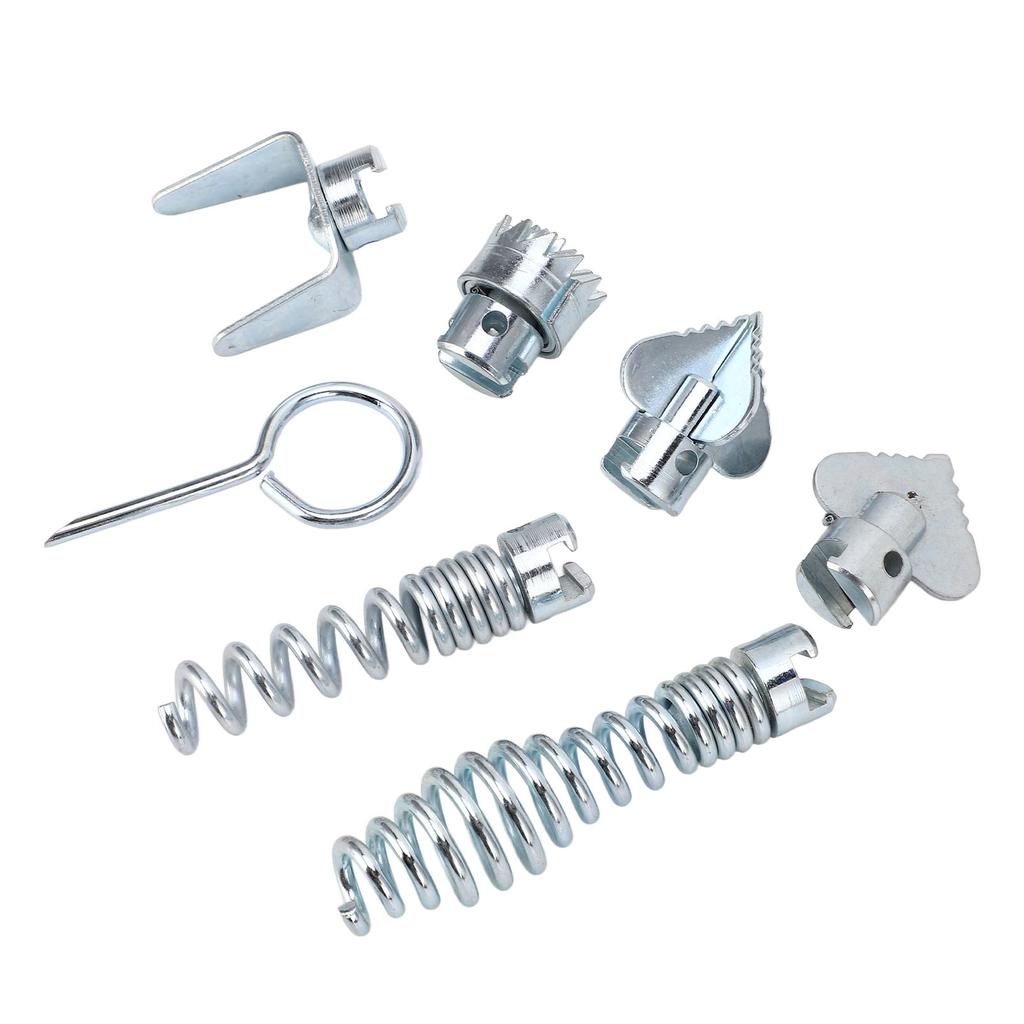 Drain Auger Cleaner Tool Manganese Steel Drain Line Pipeline Cutting Head Set for Dredging Machine