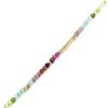 Bracelet - LUXENTER - Ane - Argent 925 - Or jaune 18k - Cristal multicolore