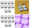 10 stuks/partij Transparante Keycaps Dubbellaagse Keycaps Verwijderbare Paperclips Custom MX Switch Herlabelbare Keycap Shell Bescherming