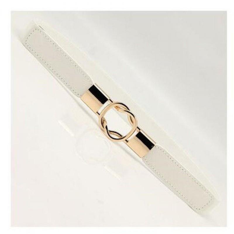 Womens Stylish Pu Elastic Waist Belt Versatile For Dresses And Skirts In Black Minimalist