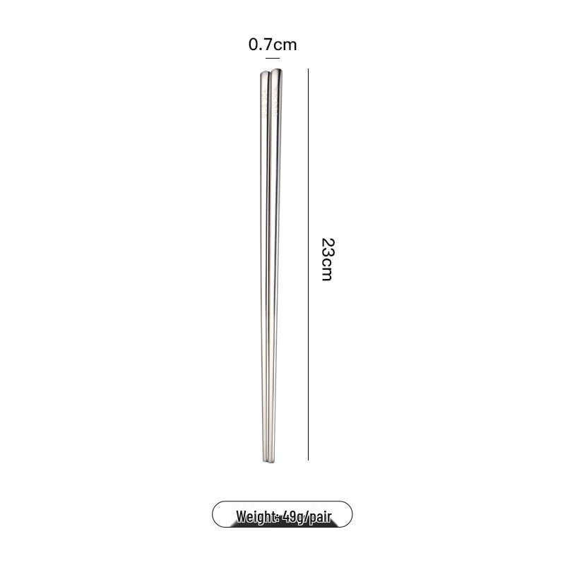

304 Stainless Steel Korean Chopsticks