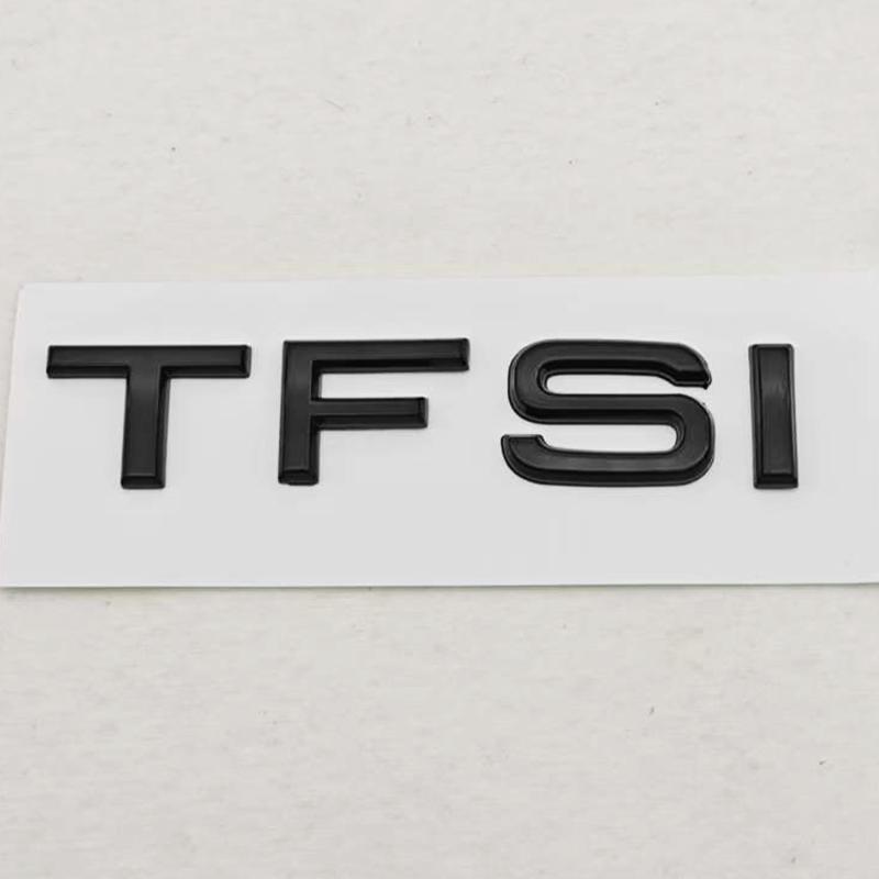 3D ABS Car Rear Trunk Letters Badge Sticker Logo TDI TFSI Emblem Decals For Audi A3 A4 A5 A6 A7 A8 Q3 Q5 Q7 Q8 SQ/RS/S Series