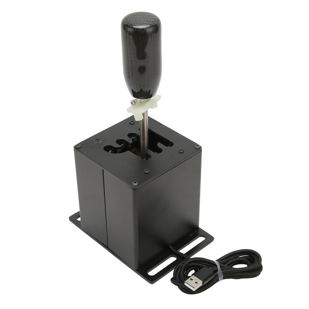 Simulator USB Shifter 6 Plus R Racing H Shifter cu mâner din fibră de carbon pentru Logitech G29 G27 G25