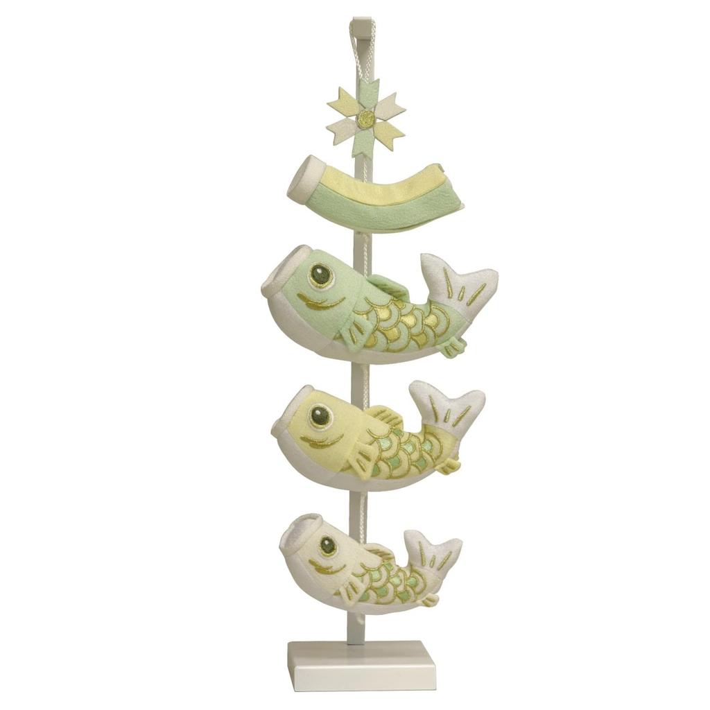 Satsuki Doll Indoor Tabletop Mini Carp Streamer OBOROKOI Oborokoi Extra Small New Color Lemon Pastel Green Height 48cm