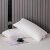 Pure Color Pillow - White Medium-Low Support Pillow for Dorms & Couples