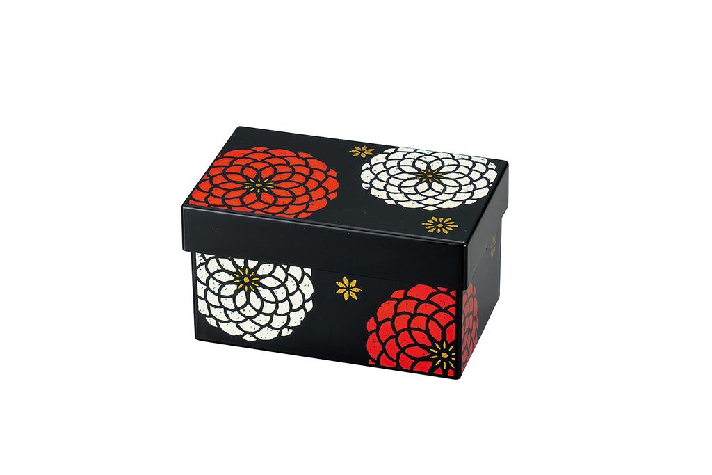 Tatsumiya Hyakuka W15 30437 Box, Black, Size Approx. D9.3 H8.5