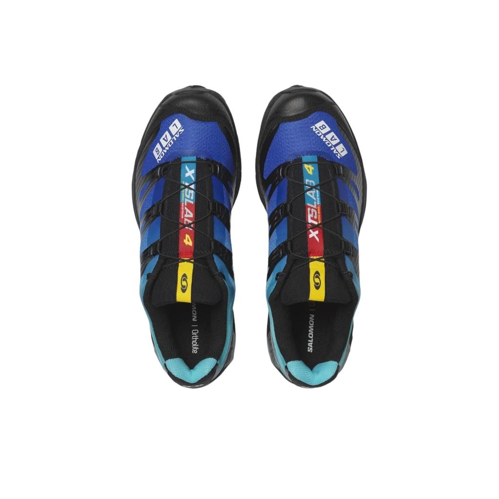 SALOMON XT-4 OG Pohodlné Měkké Odolné Prodyšné Podpora Běžecké Boty do Terénu Unisex Běžecké Boty Černá Modrá 478666