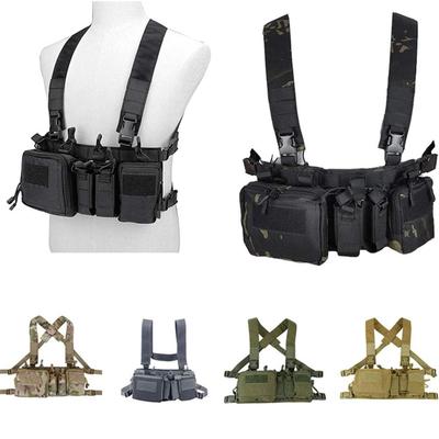 Outdoor Sport Airsoft Ausrüstung Kampf Angriff Molle Weste Zubehör Tasche Beutel Träger Taktisch Tarnung Brust Rig