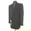 NEW Tag Unused Japan MIYUKI Formal Jacket Double Breasted 98A7 Men's L Black Ceremonial Outerwear(USED)