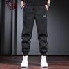 Pantalon Jogging Décontracté Ample en Velours Côtelé pour Homme